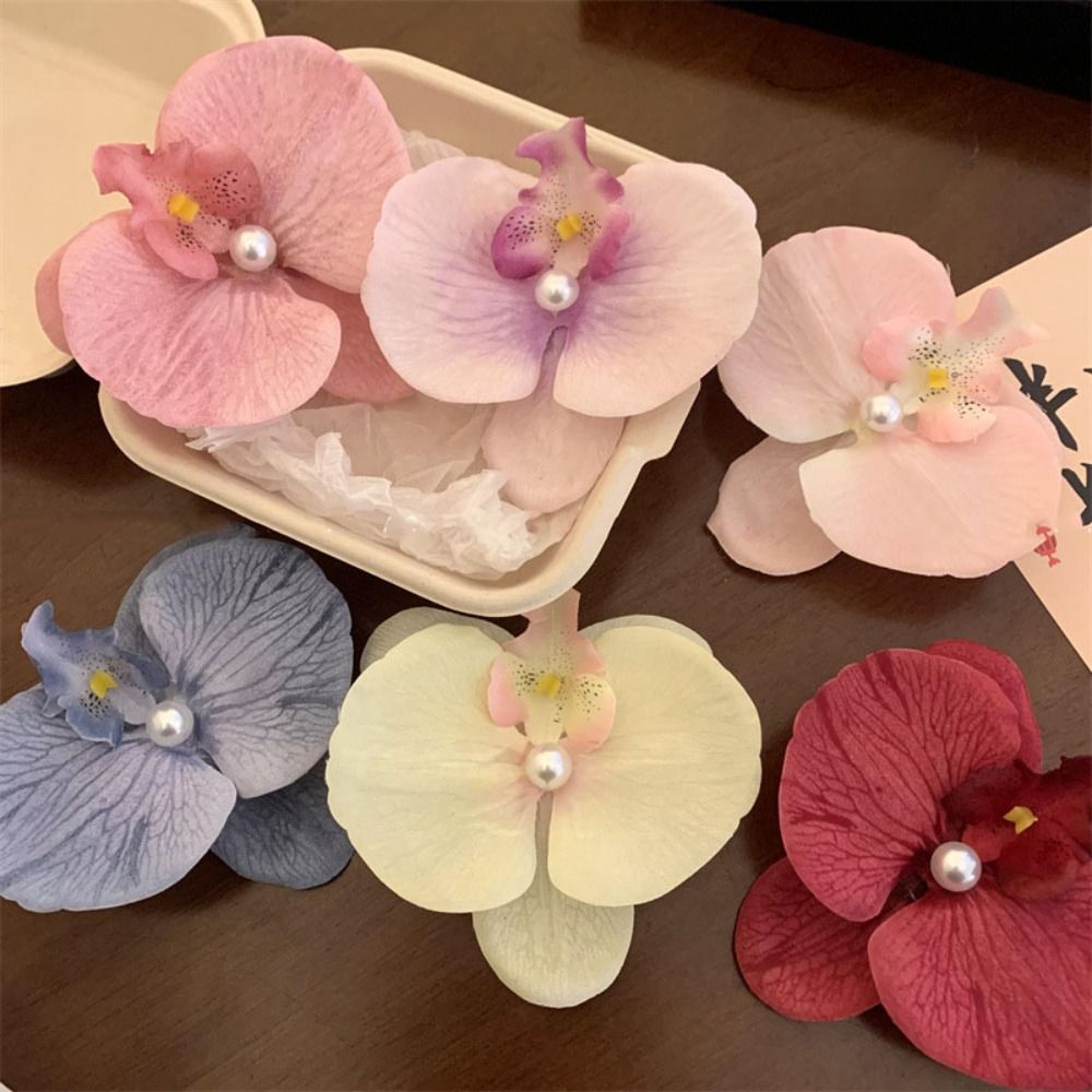 Orchid Phalaenopsis - مشبك شعر على شكل زهرة الأوركيد