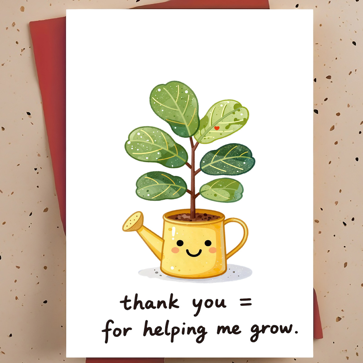 Parent Of Plant - بطاقة شكر حلوة ودافئة للمعلمين والموجهين