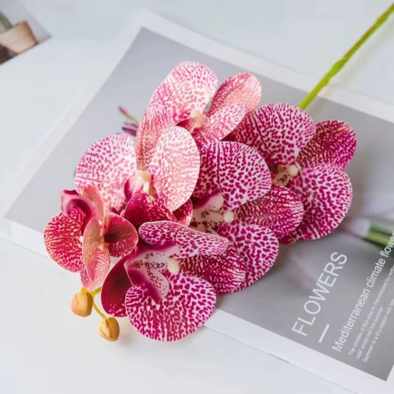 ثلاثية الأبعاد الزهور الاصطناع - مراجعة Orchid Phalaenopsis وسعره