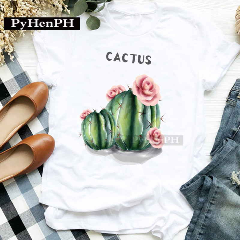 تي شيرت نسائي عصري بطبعة صبار، - مراجعة Parent Of Plant وسعره