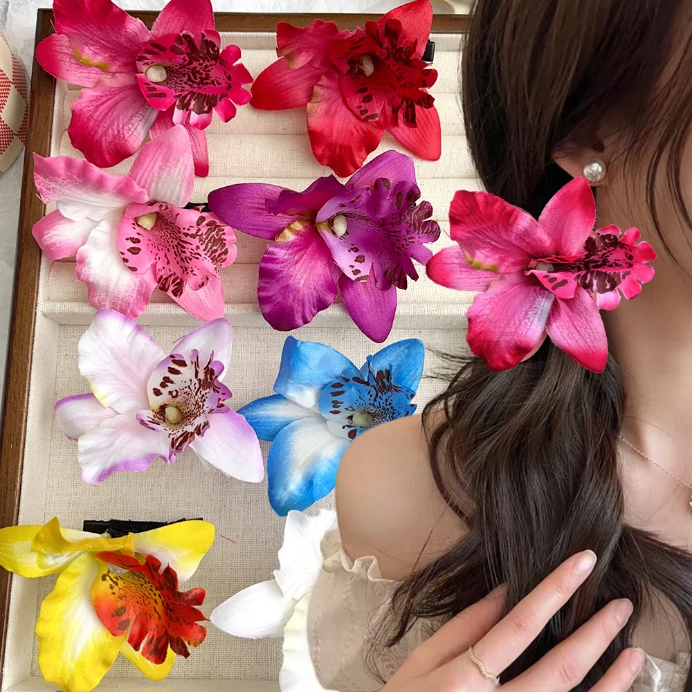 مشبك شعر على شكل زهرة الأوركيد - مراجعة Orchid Phalaenopsis وسعره