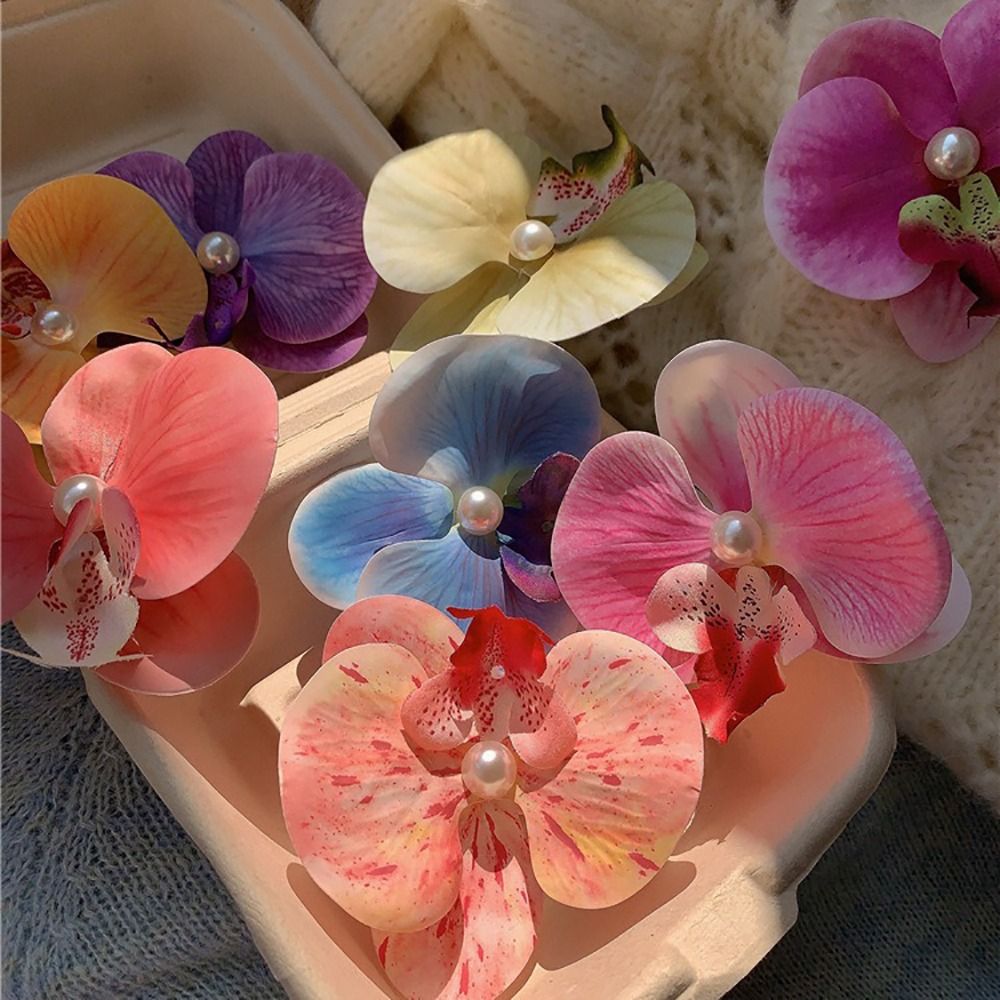 مشبك شعر فراشة زهرة الأوركيد م - مراجعة Orchid Phalaenopsis وسعره