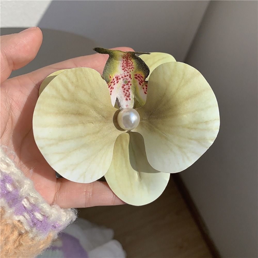 مشبك شعر فراشة زهرة الأوركيد م - مراجعة Orchid Phalaenopsis وسعره