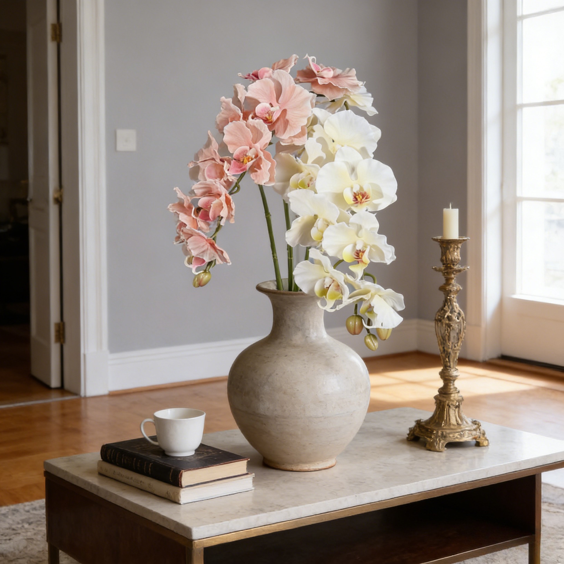 38.6 بوصة 9 رؤساء الكورية نمط  - مراجعة Orchid Phalaenopsis وسعره