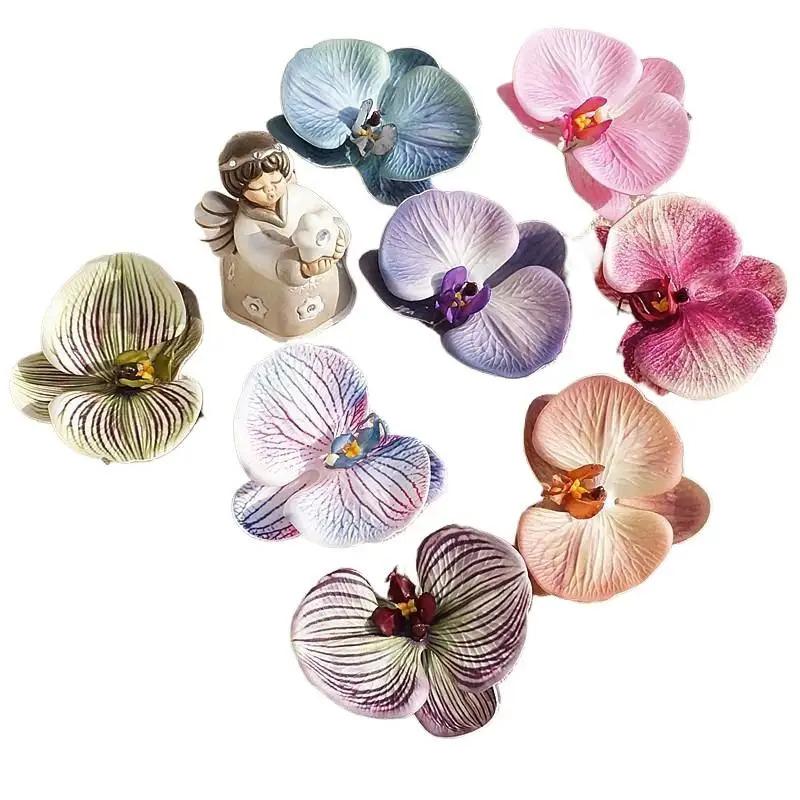 غطاء رأس على شكل فراشة مطبوعة  - مراجعة Orchid Phalaenopsis وسعره
