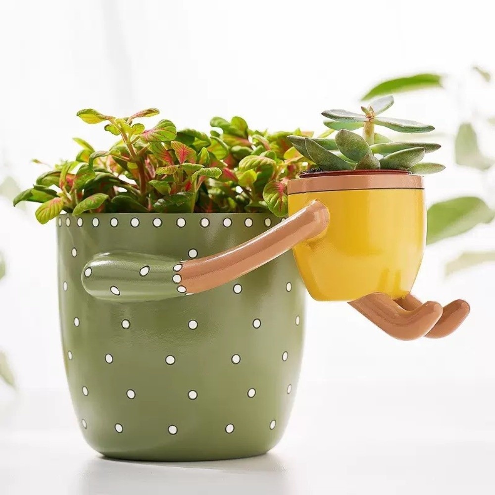 مزهرية راتنجية بتصميم منقط للز - مراجعة Parent Of Plant وسعره
