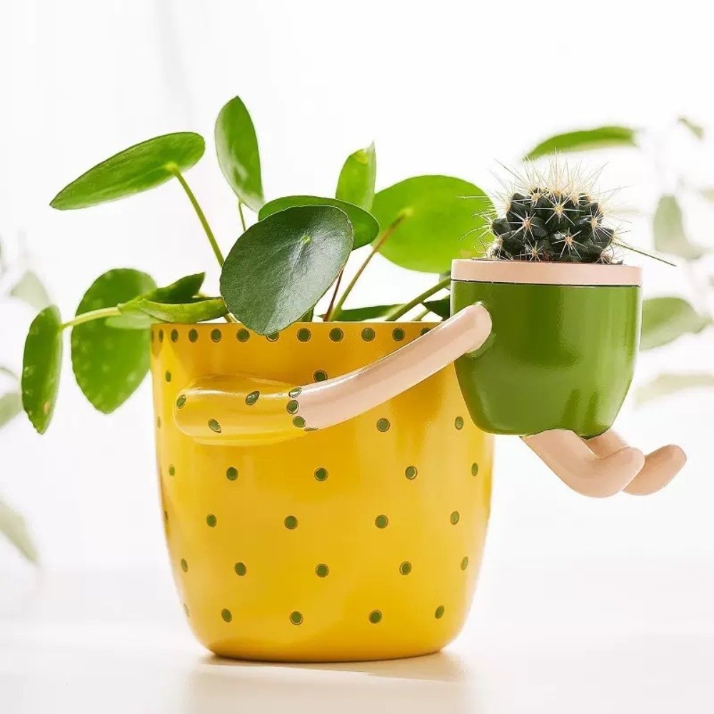 مزهرية راتنجية بتصميم منقط للز - مراجعة Parent Of Plant وسعره