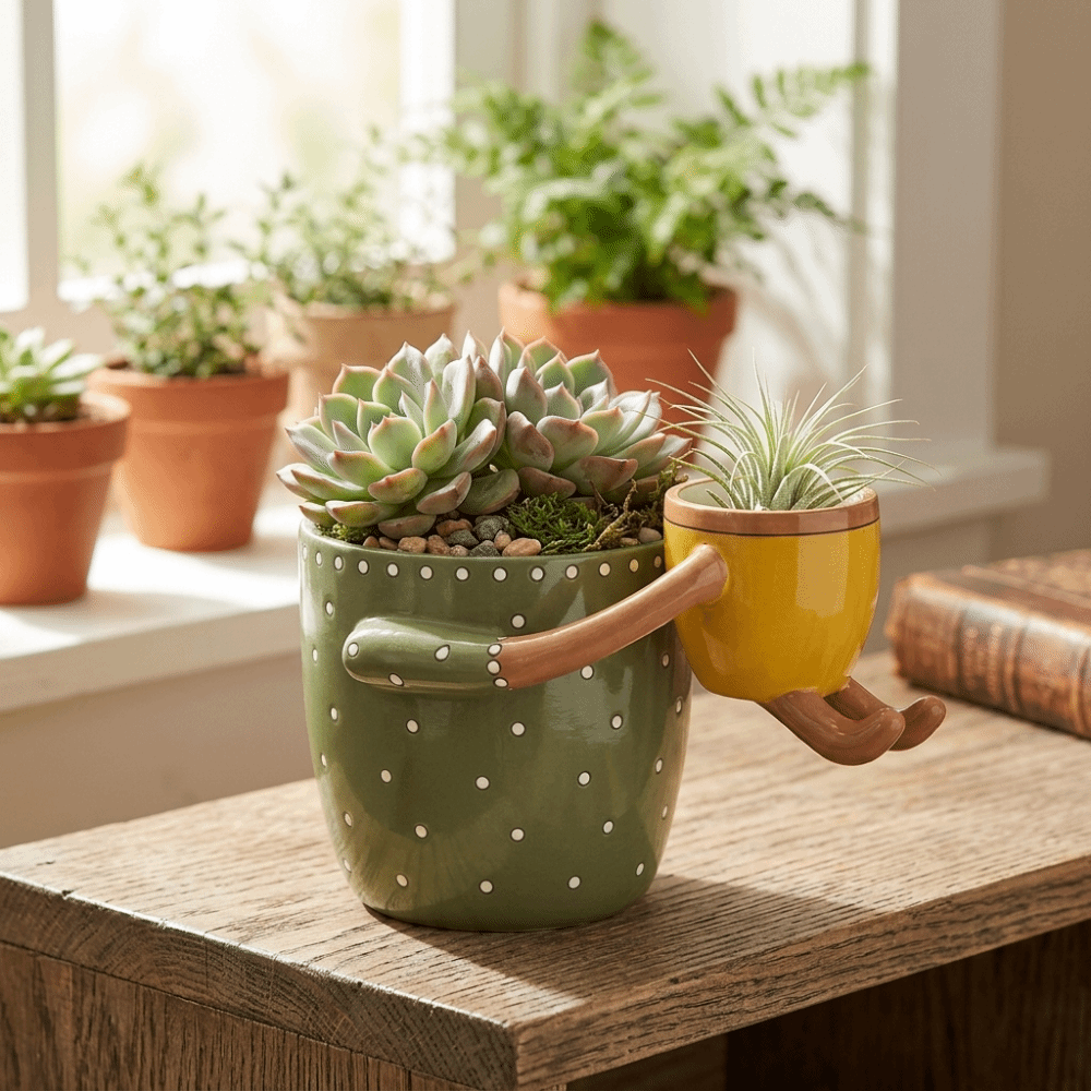 وعاء زهور من الراتنج بتصميم من - مراجعة Parent Of Plant وسعره