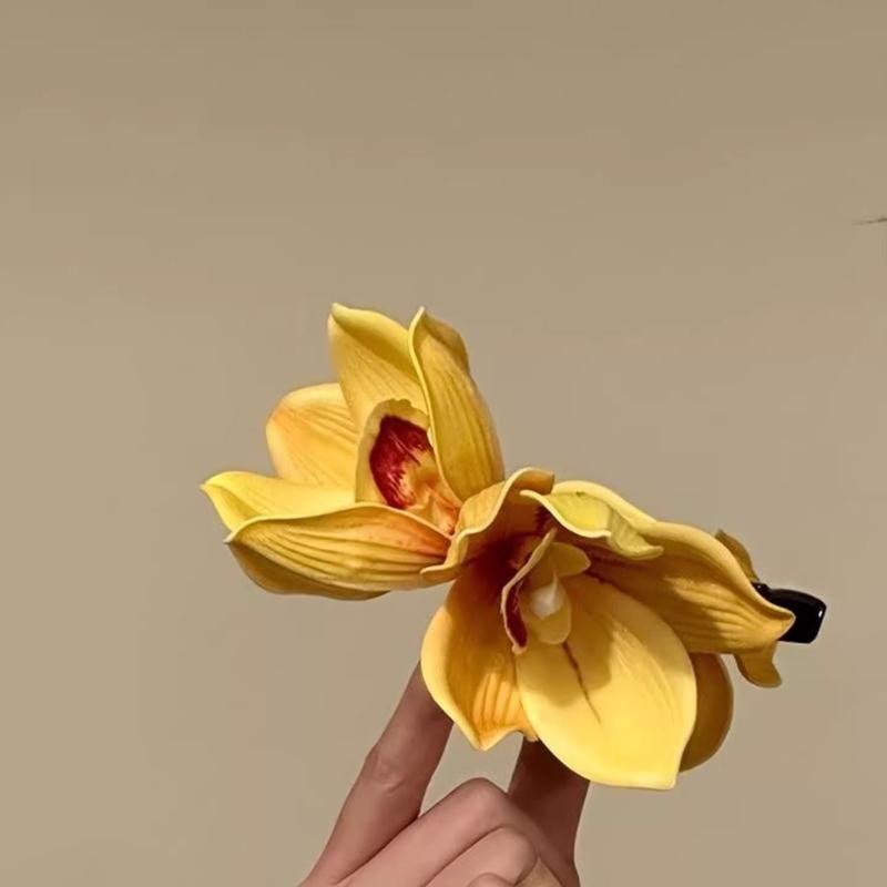 مشبك شعر كبير على شكل زهرة الأ - مراجعة Orchid Phalaenopsis وسعره